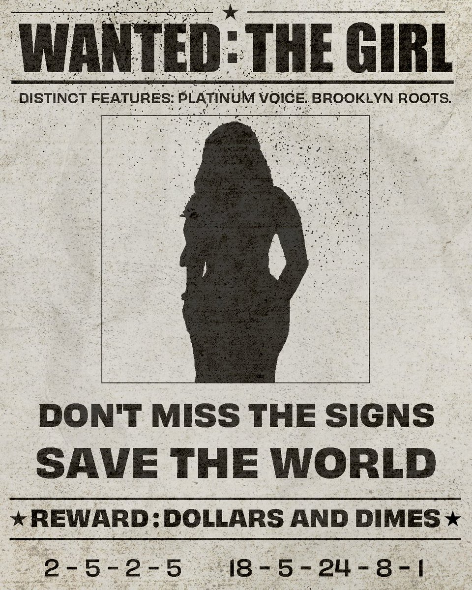 All we’ve got is a silhouette and a sound stuck in our heads.
You want the girl? You're not alone.