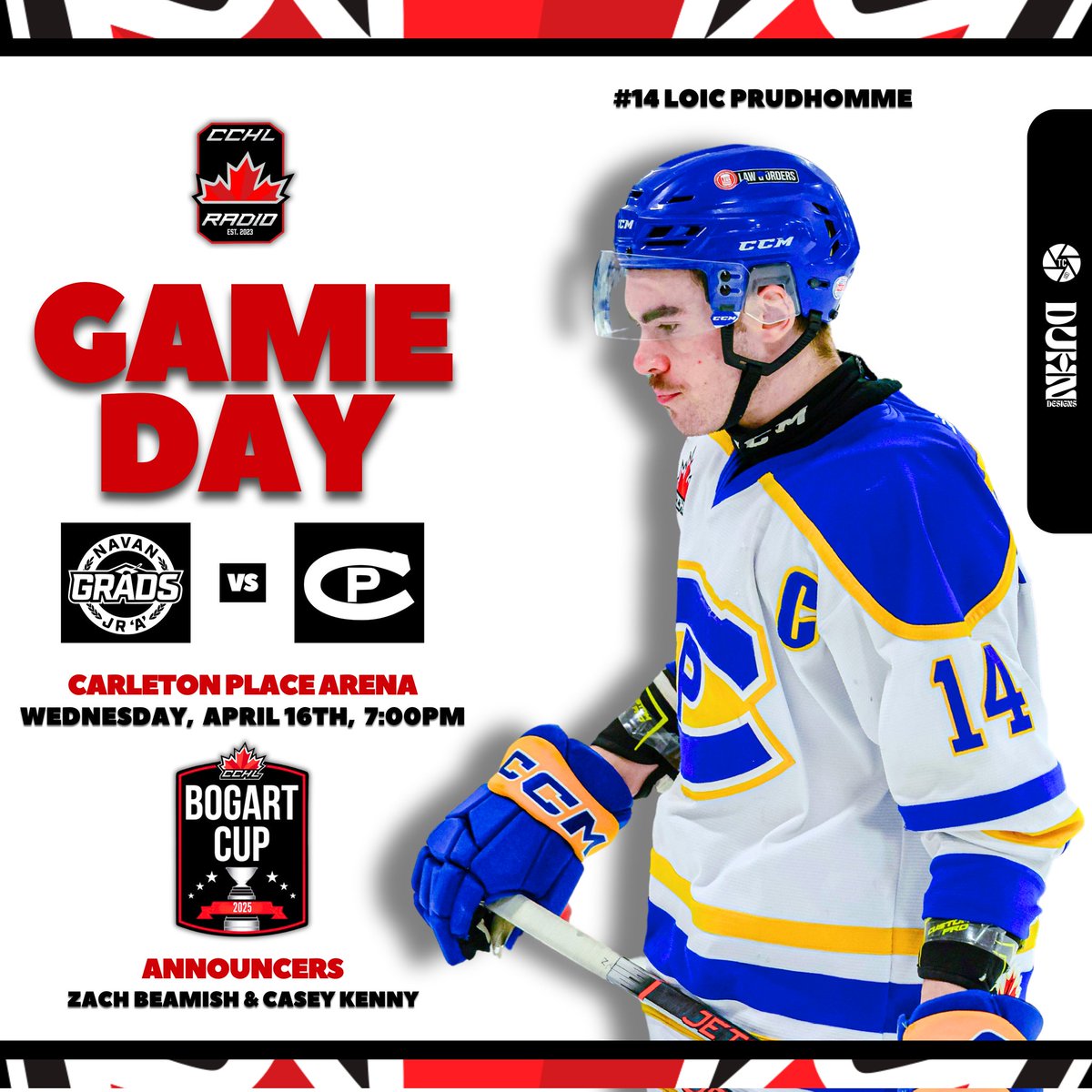 IT'S GAME SEVEN GAMEDAY!

Who will move on to the Finals, and who will have their season end in heartbreak? Join Zach Beamish and Casey Kenny TONIGHT on cchlradio.mixlr.com!

#roadtobogartcup2025