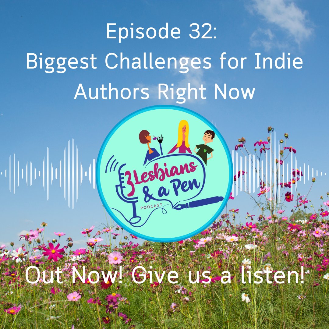 3lesbians's tweet photo. Being an Indie Author is challenging. It's a lot. Join us on a new episode. #podcast #selfpublishing #sapphic https://t.co/hwjXUArIg3
