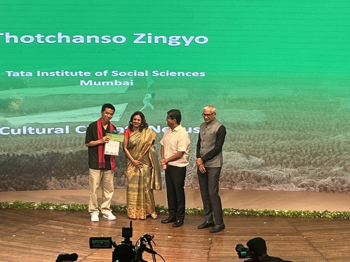 Earth Care Awards (@earthcareawards) on Twitter photo <a href="/EarthCareAwards/">Earth Care Awards</a> honours Thotchanso Zingyo as a Young Climate Champion for ‘Cultural Climate Nexus, a project promoting sustainability through community & intergenerational knowledge. <a href="/JSWFoundation/">JSW Foundation</a> <a href="/timesofindia/">The Times Of India</a> <a href="/TheJSWGroup/">JSW Group</a> <a href="/CEEWIndia/">CEEW</a> <a href="/EarthCareAwards/">Earth Care Awards</a> honours Thotchanso Zingyo as a Young Climate Champion for ‘Cultural Climate Nexus, a project promoting sustainability through community & intergenerational knowledge. <a href="/JSWFoundation/">JSW Foundation</a> <a href="/timesofindia/">The Times Of India</a> <a href="/TheJSWGroup/">JSW Group</a> <a href="/CEEWIndia/">CEEW</a>