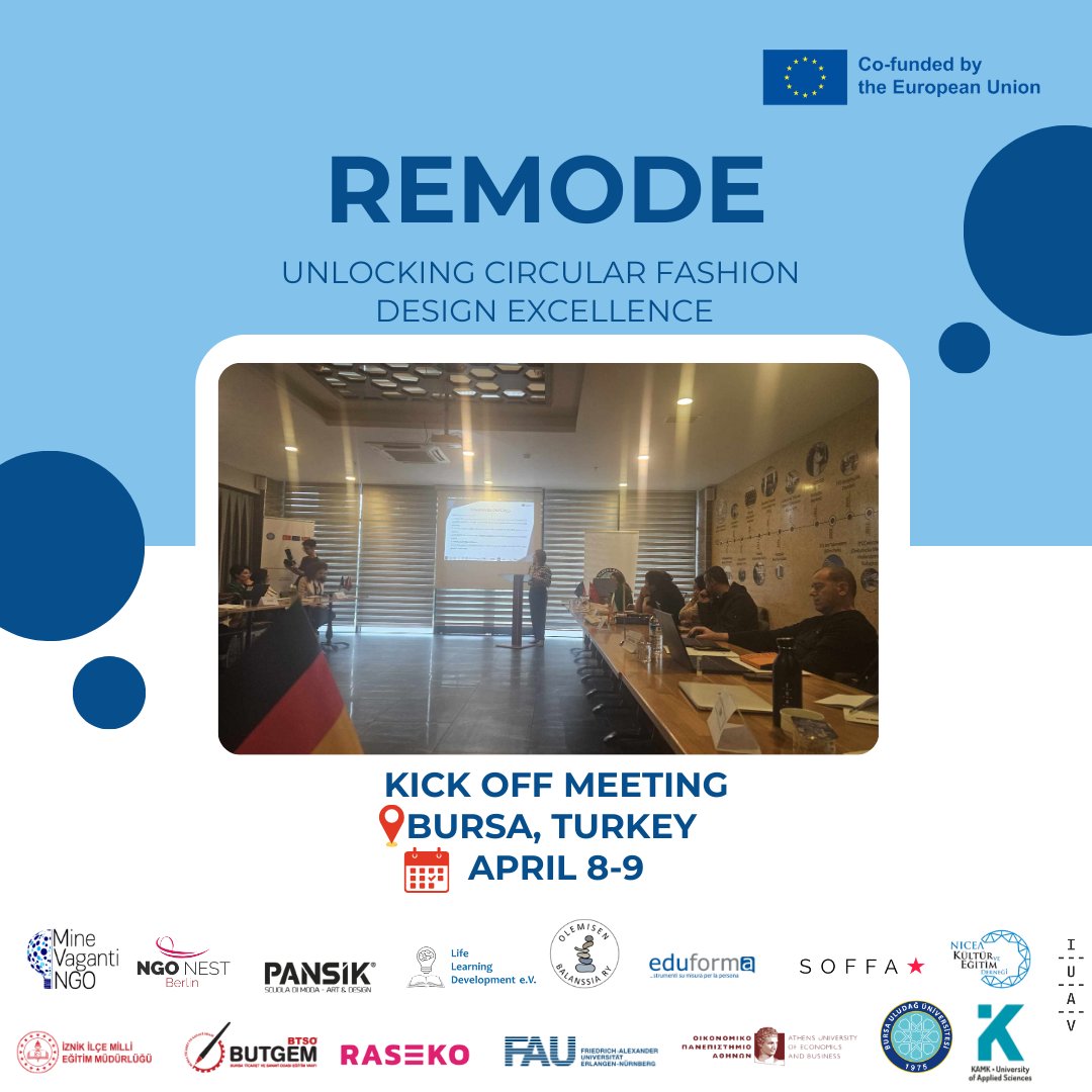 MineVagantiNGO's tweet image. 🌍 Mine Vaganti NGO joined the Kick-Off of Erasmus+ CoVE "ReMODE" to promote sustainable, ethical &amp;amp; digital innovation in fashion. 5 countries, 5 hubs, 1 green goal. Stay tuned for the future of circular fashion! 👗♻️ 
 🔗 minevaganti.org/it/ 

#MineVagantiNGO #ReMODE