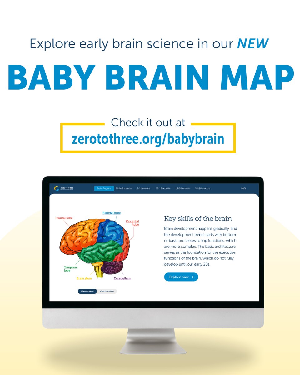 Our Baby Brain Map is back and better than ever — ready to help you nurture little neurons for big futures. This trusted tool connects key stages of early brain development with tips to help caregivers make the most of everyday moments. Check it out: bit.ly/4igvInN