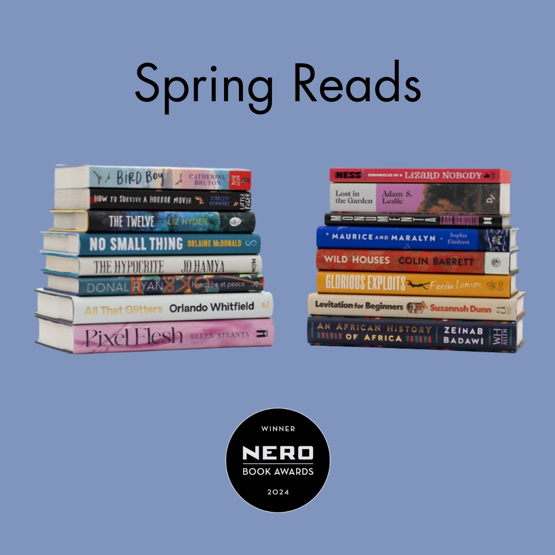 nerobookawards's tweet photo. Spring is in the air, so what better time to pick up a new book?

Whatever your reading tastes, you'll be sure to find something from our 2024 shortlists.

Which one are you adding to your TBR? 📝 https://t.co/DnEwLzfoi6