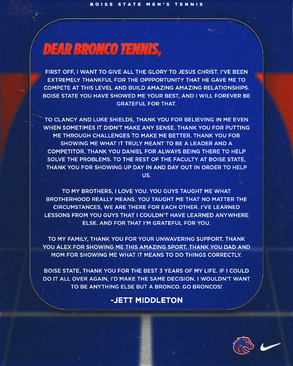 Boise State Men's Tennis tweet media
