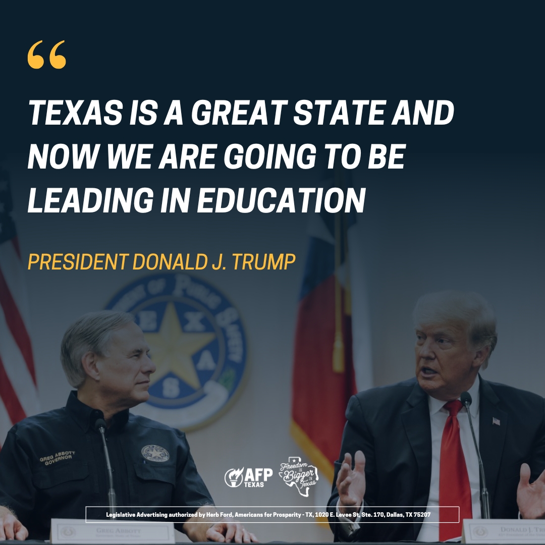 Pres. Trump to the Texas House:
