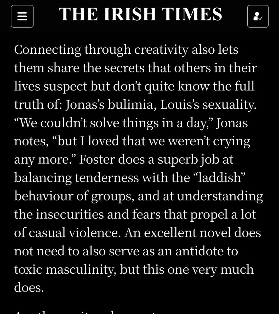 STEW FOSTER Author Gone Boy (didnt write that but (@stewfoster1) on Twitter photo Lovely review of Pieces of Us in <a href="/IrishTimes/">The Irish Times</a> by <a href="/chennessybooks/">Claire Hennessy</a>
Thanks so much for your lovely words Lovely review of Pieces of Us in <a href="/IrishTimes/">The Irish Times</a> by <a href="/chennessybooks/">Claire Hennessy</a>
Thanks so much for your lovely words