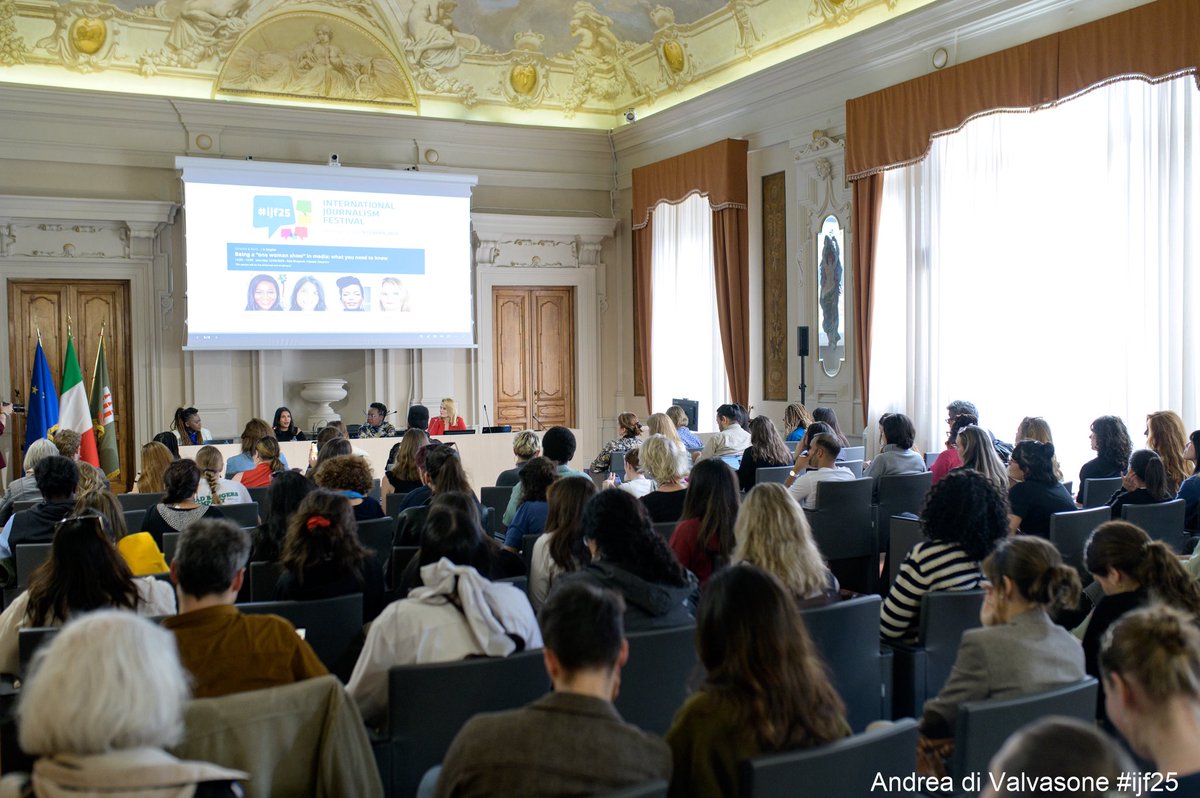 Kalusanzhi's tweet photo. From #Luanshya #Zambia to #Perugia #Italy. Just a girl still buzzing from a thought provoking discussion she just moderated at the @journalismfest #IJF2025. Women are building,leading and redefining platforms. Betting on us isn’t charity. It’s smart. #WomenInMedia #Storytelling https://t.co/abLuizvC59