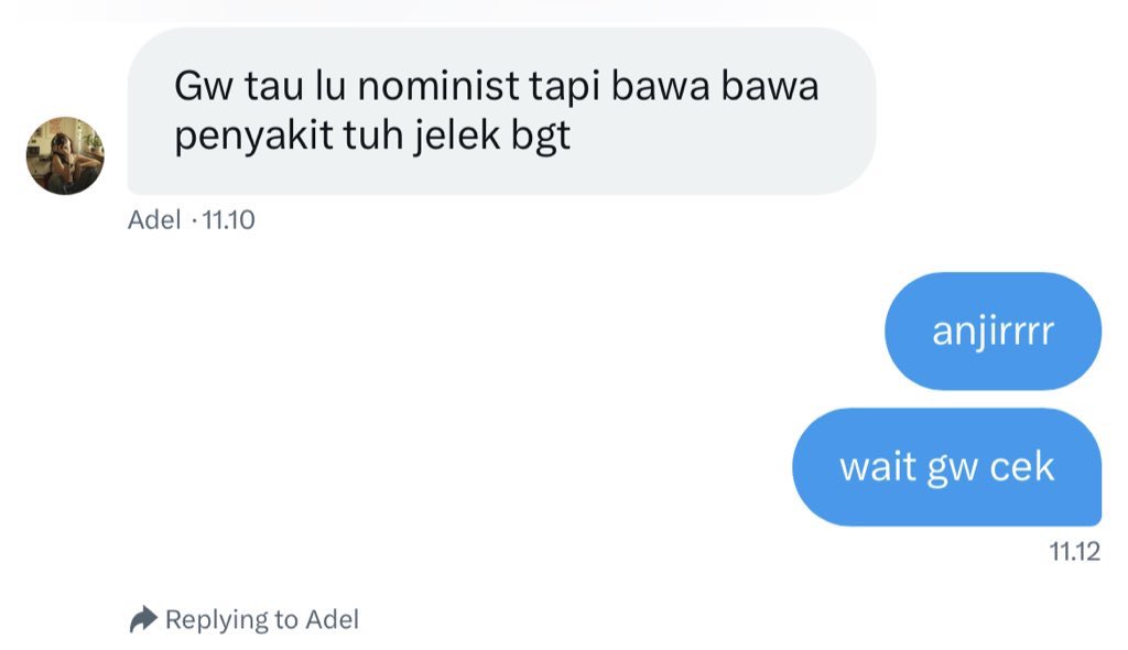 markedbyhae's tweet photo. hadeh sori ya harus berurusan lg apalagi cm grgr gw ikut rep. tapi gue sama adel sama sekali gak salah paham ttg siapa yang buat twit jahat itu dan fokus kita bukan siapa yg ngetwit tapi apa isi twitnya makasih. https://t.co/daI8a4tSpT