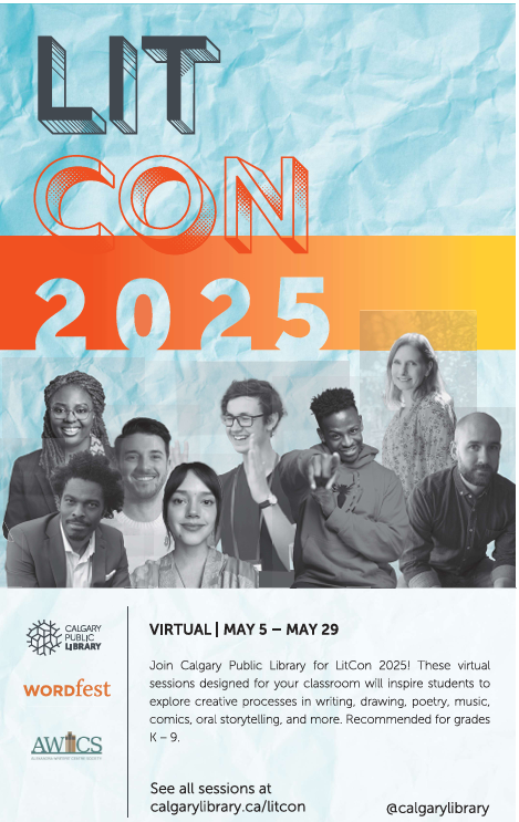 Maria Prado (@mariaprado3p) on Twitter photo Spark creativity in your K-9 classroom! ✨
<a href="/calgarylibrary/">Calgary Public Library</a> brings #LitCon2025: virtual sessions exploring writing, drawing, poetry, storytelling & more 📚✍️
More info tinyurl.com/ycxbc9s8 Spark creativity in your K-9 classroom! ✨
<a href="/calgarylibrary/">Calgary Public Library</a> brings #LitCon2025: virtual sessions exploring writing, drawing, poetry, storytelling & more 📚✍️
More info tinyurl.com/ycxbc9s8