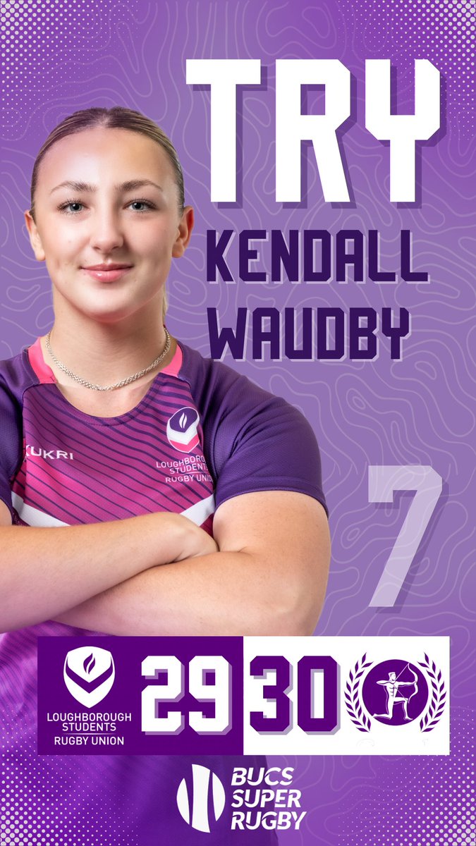 A try off the back of a maul for flanker Kendall Waudby, brings the gap to a single point💜

Conversion Missed💜