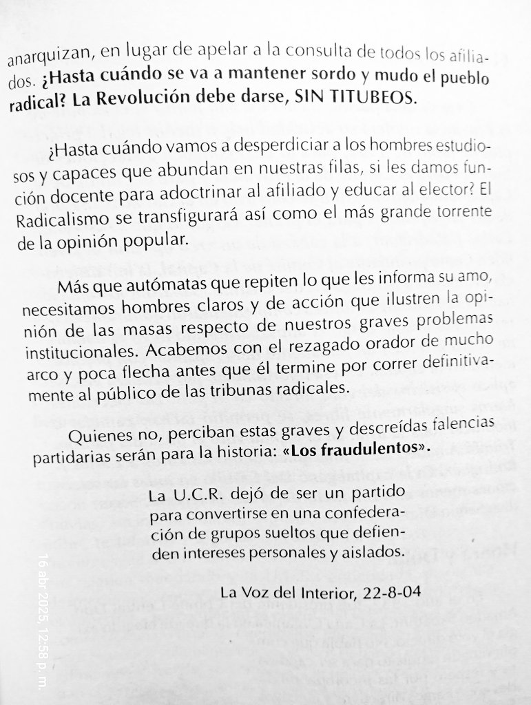 UcrVictor's tweet photo. El Partido de Neblina Ciardiello.
Del autor: "Ser Radical, no es fácil, pero vale la pena serlo" https://t.co/48Drh0b7uv