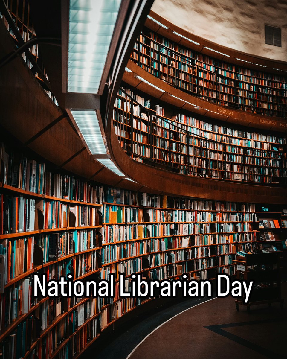 It's National Librarian Day. Let's celebrate these guardians of the page working so hard to keep us nourished with stories, information &amp; so much more! Favourite fictional librarian? Mine has to be the 'The Librarian' from Terry Pratchet's Discworld novels. #NationalLibrarianDay
