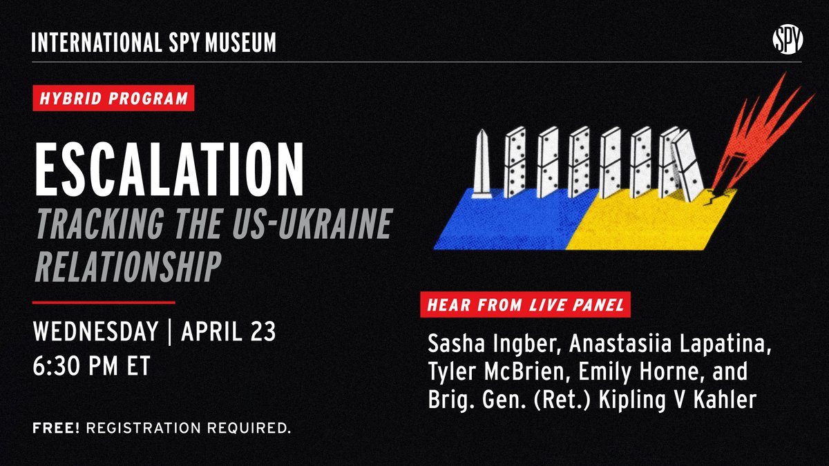 Don't miss the new podcast series "ESCALATION" from <a href="/lawfare/">Lawfare</a> and <a href="/GoatRodeoDC/">Goat Rodeo</a> for an in-depth analysis of the Ukraine-Russia conflict, recorded live from the International Spy Museum. 

The discussion, moderated by SpyCast host <a href="/SashaIngber/">Sasha Ingber</a>, will explore harrowing accounts of