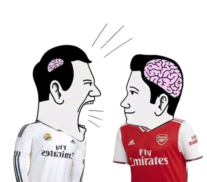 Haimculer11's tweet photo. “90 minutes at the Bernabeu is very long” 🤡
#arsenal #เพลงจนนิรันดร์ #UCL https://t.co/iiXipgKzo7