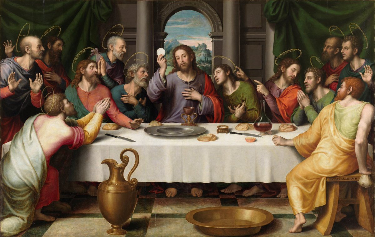 Today, Holy Thursday, is the great day of the institution of the Holy Eucharist, heaven’s gift to mankind, the real presence of the body, blood, soul and divinity of Our Lord Jesus Christ, fulfilling His promise "I will be with you always, even until the end of the world"