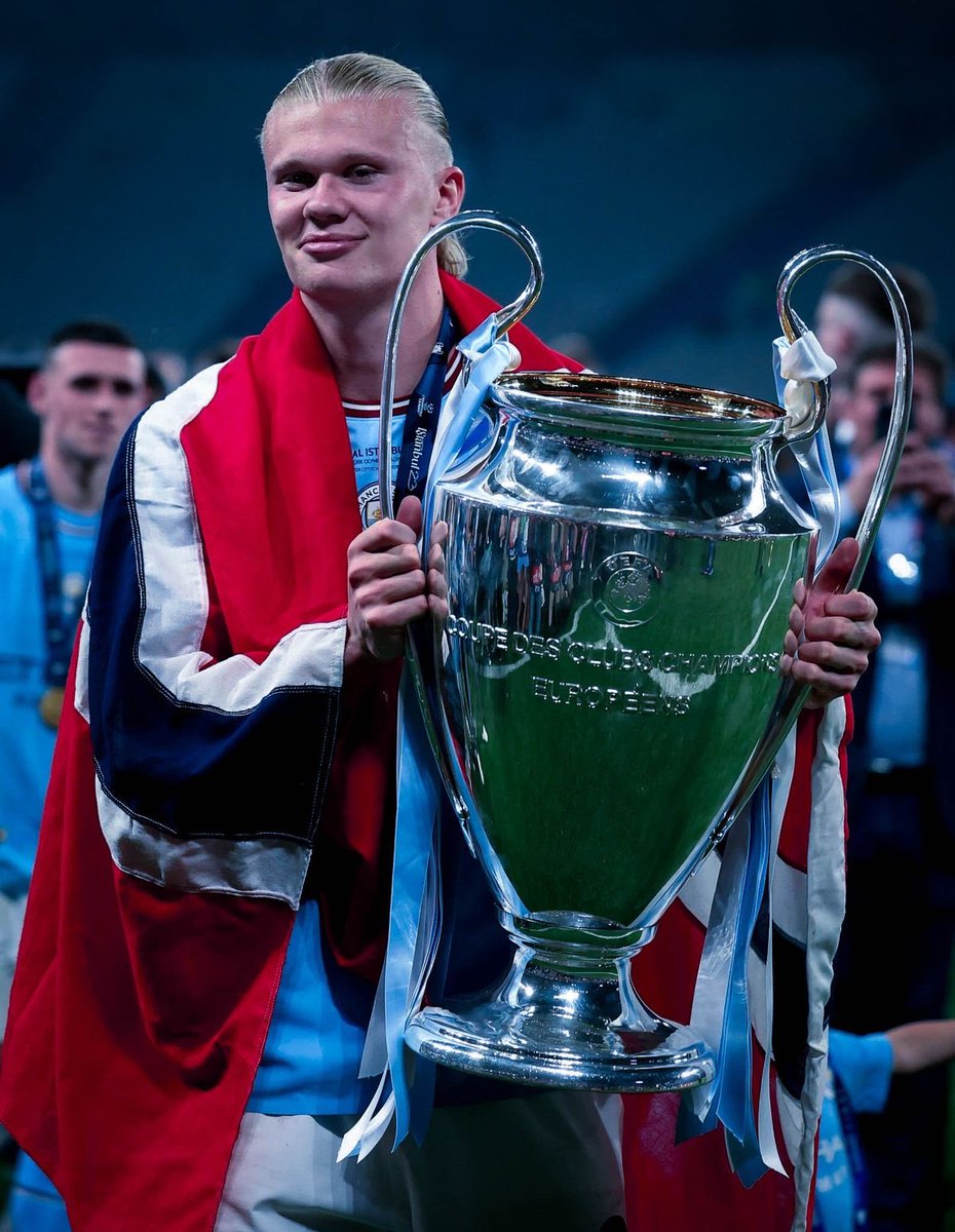 ErlingProp's tweet image. Winning the Champions League in your debut season isnโt for everyone