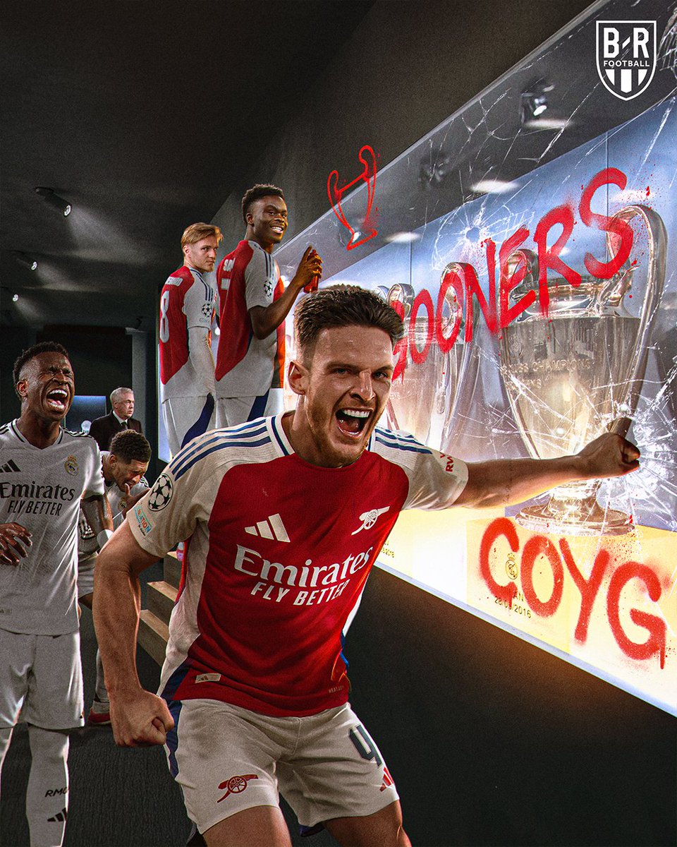 brfootball's tweet image. ARSENAL TAKE DOWN 15-TIME CHAMPIONS REAL MADRID ๐
And reach their first Champions League semifinal since 2009