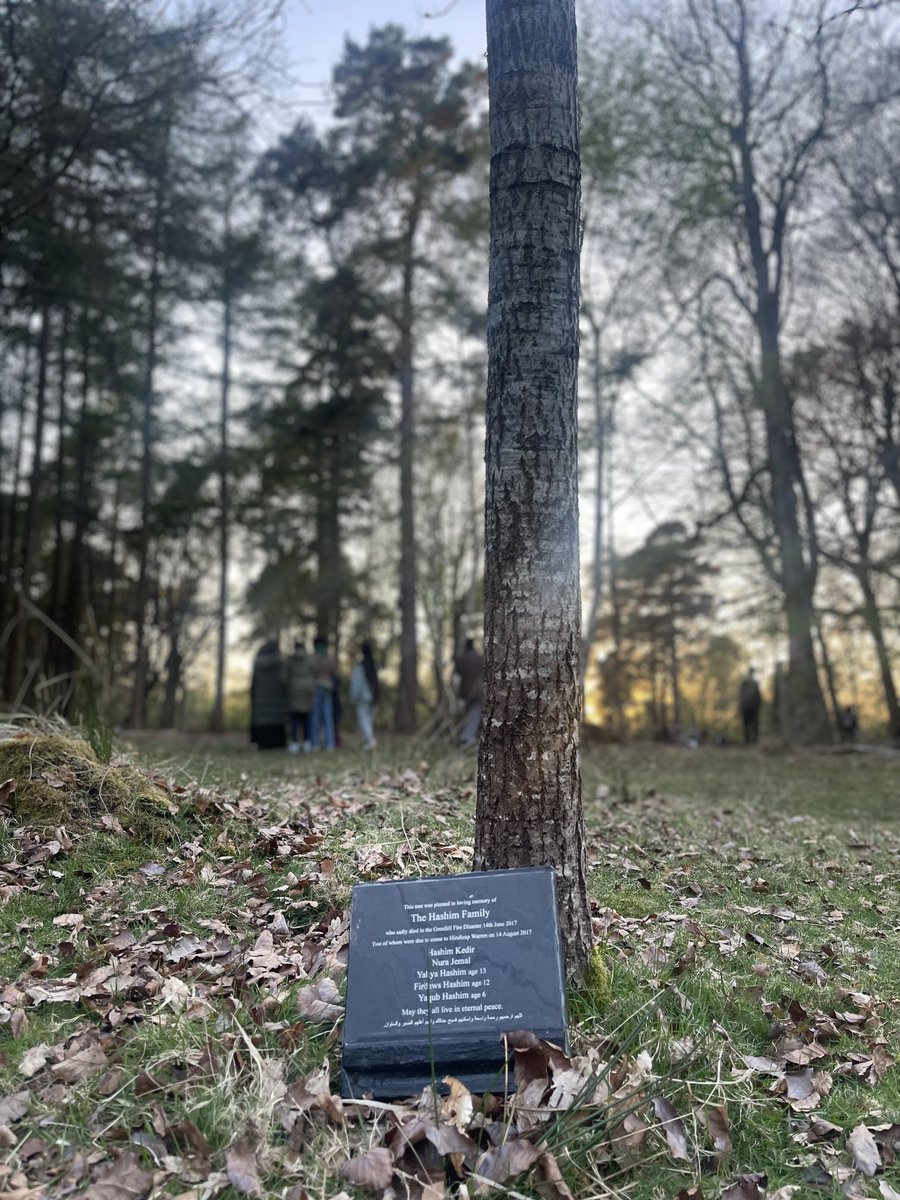 In remembrance of EPCA pupils who tragically lost their lives in the Grenfell fire — Yahya, Firdaws, and Yacub of the Hashim family — our children visited the Hashim memorial tree to pay their respects.