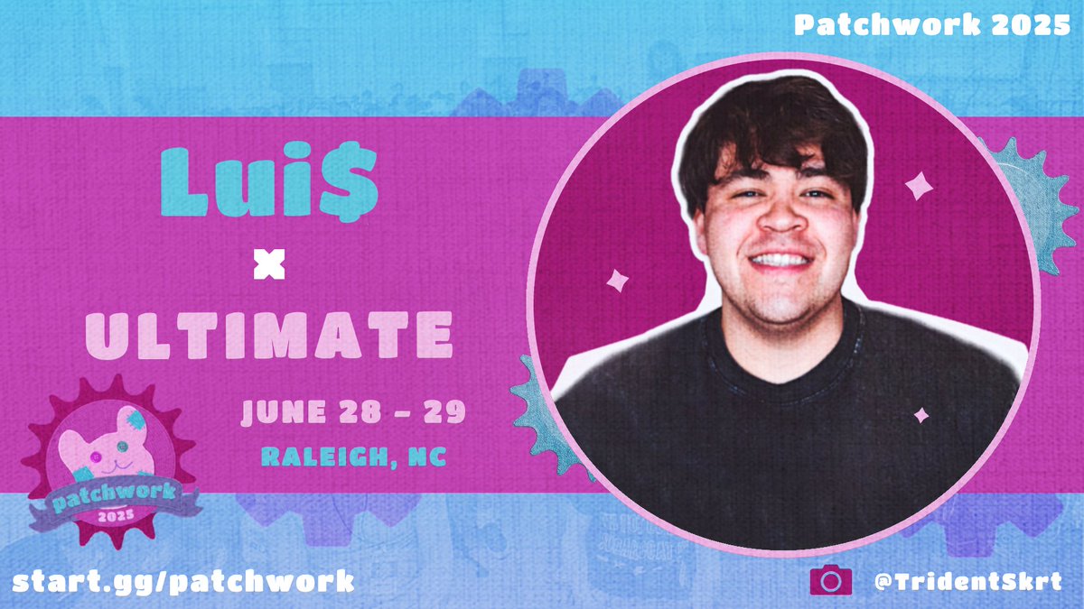🎀All the way from California, Lui$ will be attending Patchwork 2025! 🧸