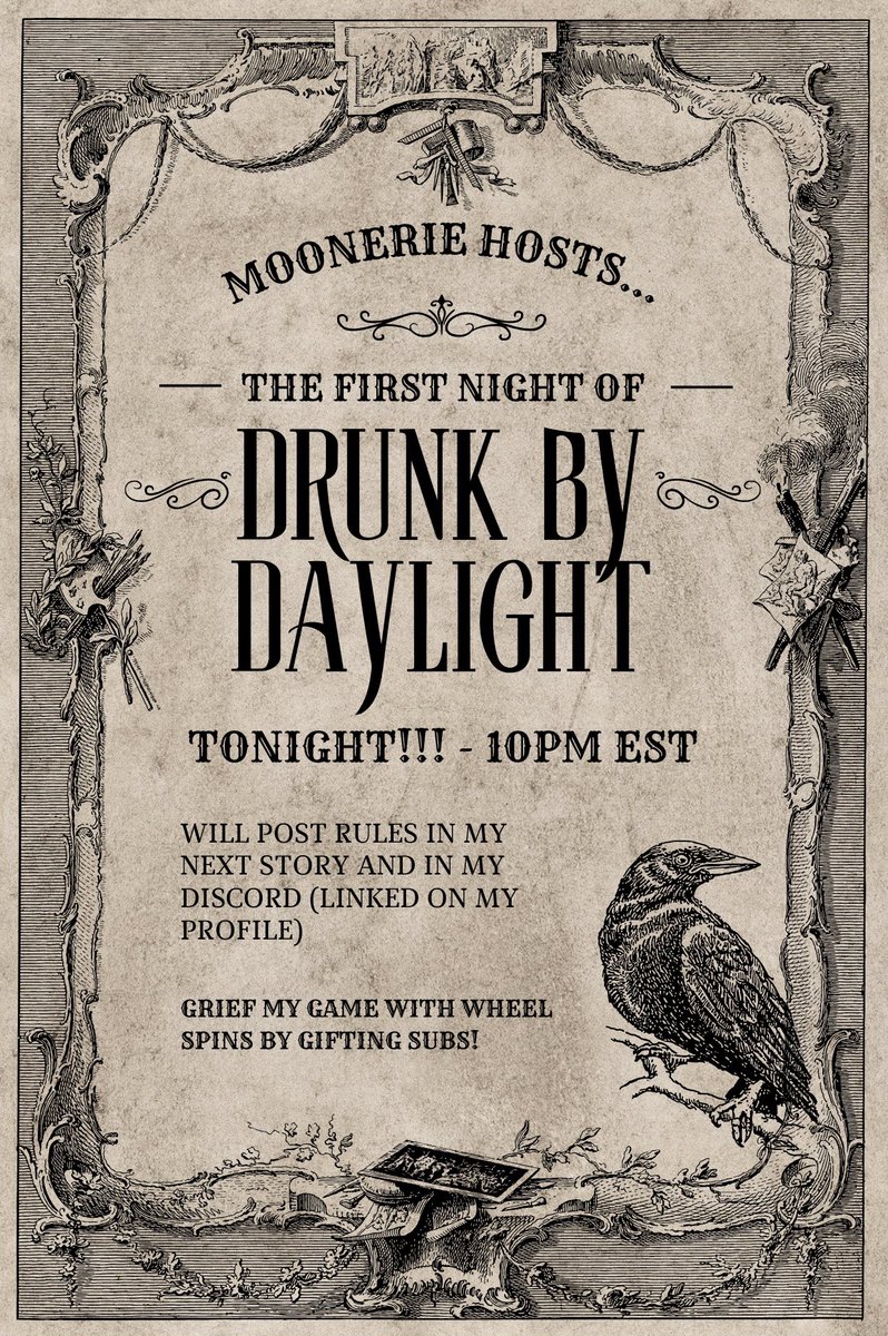 mooneriexo's tweet image. come vibe out with us tonight! #DBD #DeadbyDaylight #drunkbydaylight 🥵👀🔪🩸💀🍸 
twitch.tv/moonerie