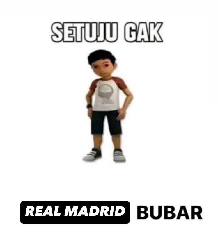 bellizngham's tweet photo. BUBAR LU MADRID ANJING https://t.co/8m40X8Bhnu