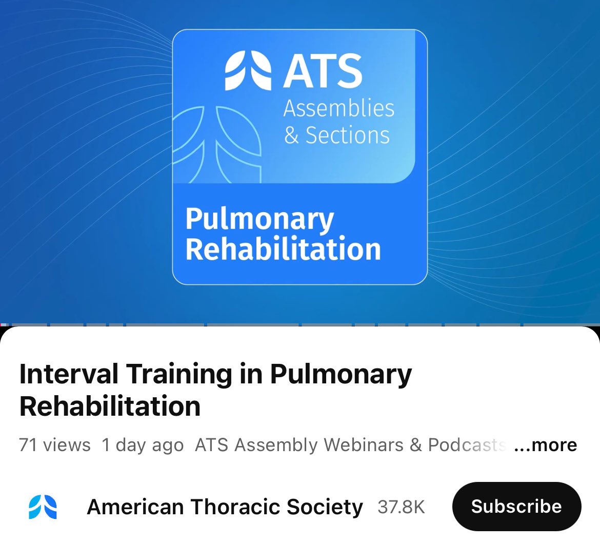 PR Assembly (@pr_assembly) on Twitter photo New podcast episode available on our you tube channel 🤩 <a href="/katie_menson/">Katie Menson</a> interviews Prof Kylie Hill about interval training in Pulmonary Rehabilitation. Listen 🎧 back any time at youtu.be/1AZkaFPcRf4 New podcast episode available on our you tube channel 🤩 <a href="/katie_menson/">Katie Menson</a> interviews Prof Kylie Hill about interval training in Pulmonary Rehabilitation. Listen 🎧 back any time at youtu.be/1AZkaFPcRf4