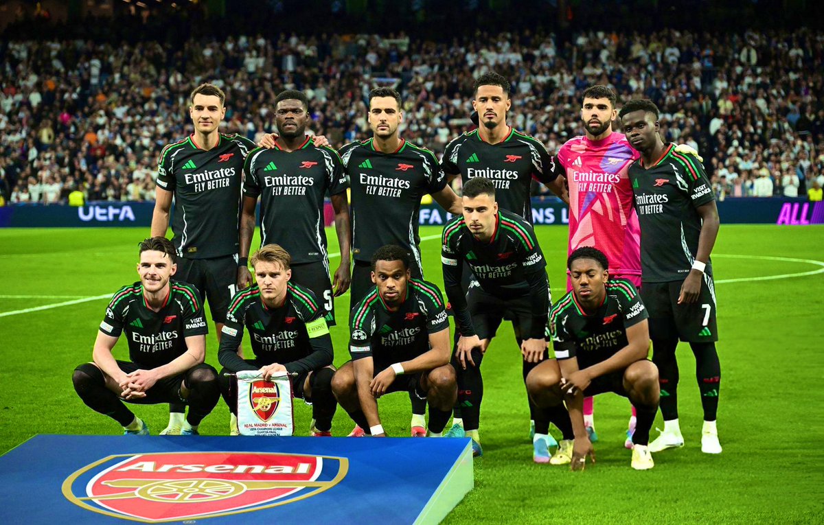 ArsenalN7's tweet image. ⚽️ Calling all Arsenal fans, let’s celebrate our magnificent Champions League win against Real Madrid by following each other. REPOST and drop your handles now for huge gains. COYG ⚪️🔴