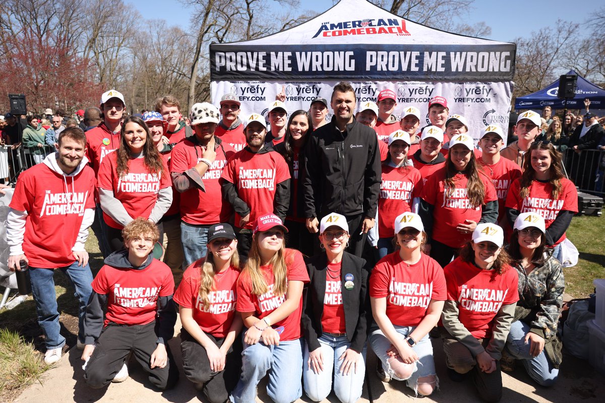MarissaMahacek's tweet image. Thousands of students showed up at @michiganstateu to see @charliekirk11 on campus last Friday!
Proud of the Rapids @tpusastudents and the work we are doing at @TPUSA
This movement is growing everyday🇺🇸