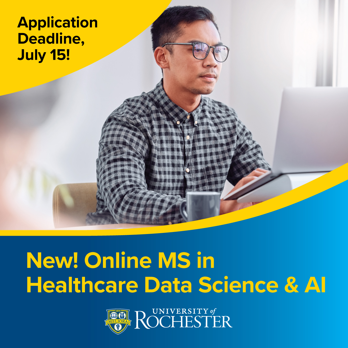 Goergen Institute for Data Science and AI (@uofrdatasci) on Twitter photo The <a href="/UofR/">University of Rochester</a> online MS in Healthcare Data Science and AI, designed by GIDS-AI and UR Health Lab, is for clinicians and technical professionals looking to level up their skills and lead in this transformation.
Join our info session to learn more‼️ apply.grad.rochester.edu/register/Onlin… The <a href="/UofR/">University of Rochester</a> online MS in Healthcare Data Science and AI, designed by GIDS-AI and UR Health Lab, is for clinicians and technical professionals looking to level up their skills and lead in this transformation.
Join our info session to learn more‼️ apply.grad.rochester.edu/register/Onlin…