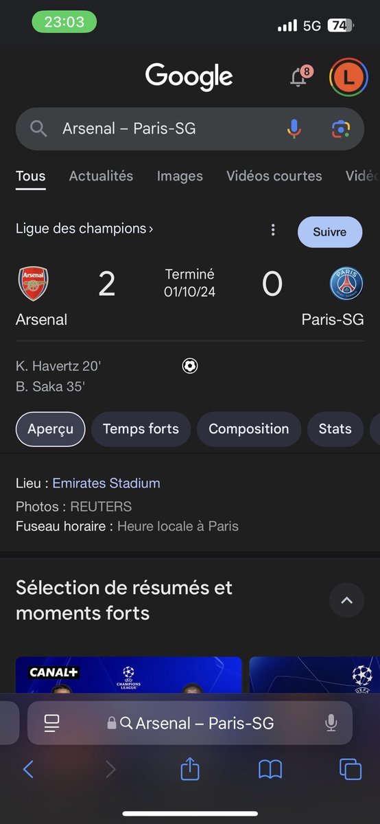 préparez vous bien psg