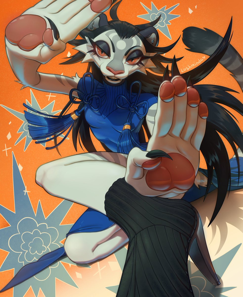 She's all growl AND all bite 👊