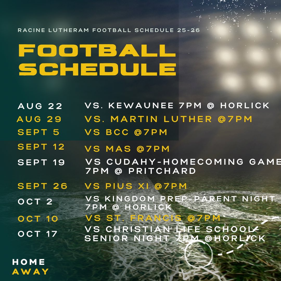 The season is right around the corner!