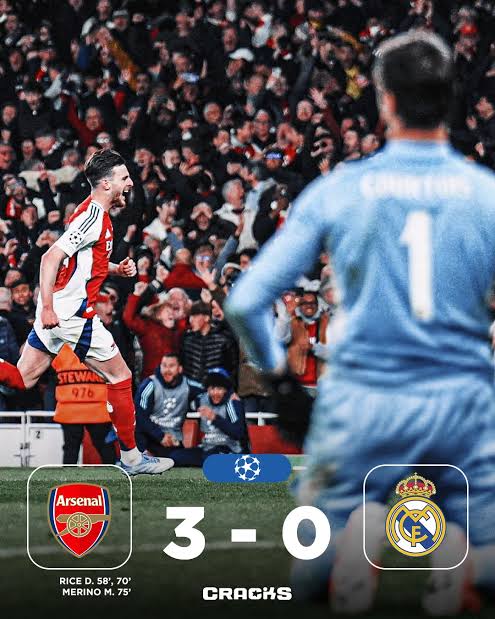 Criticworlds's tweet photo. Arsenal >> Real Madrid 🔥🔥 https://t.co/GF5jAELHSE