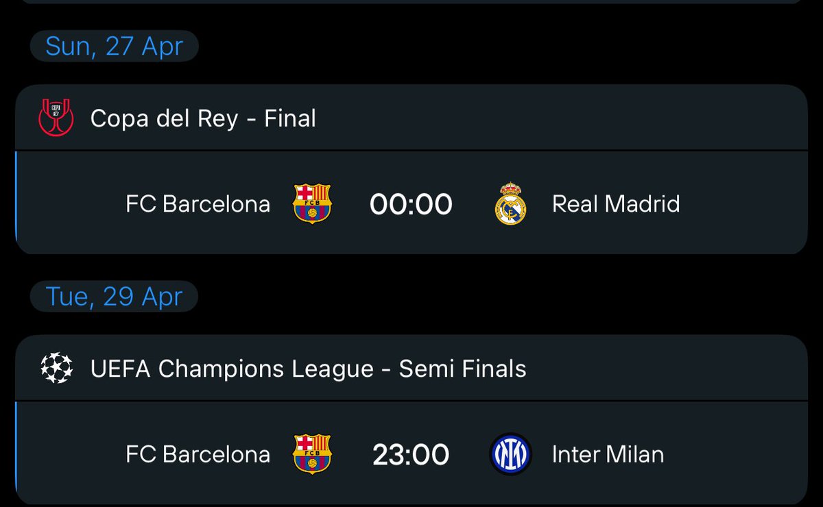 Are these dates correct?