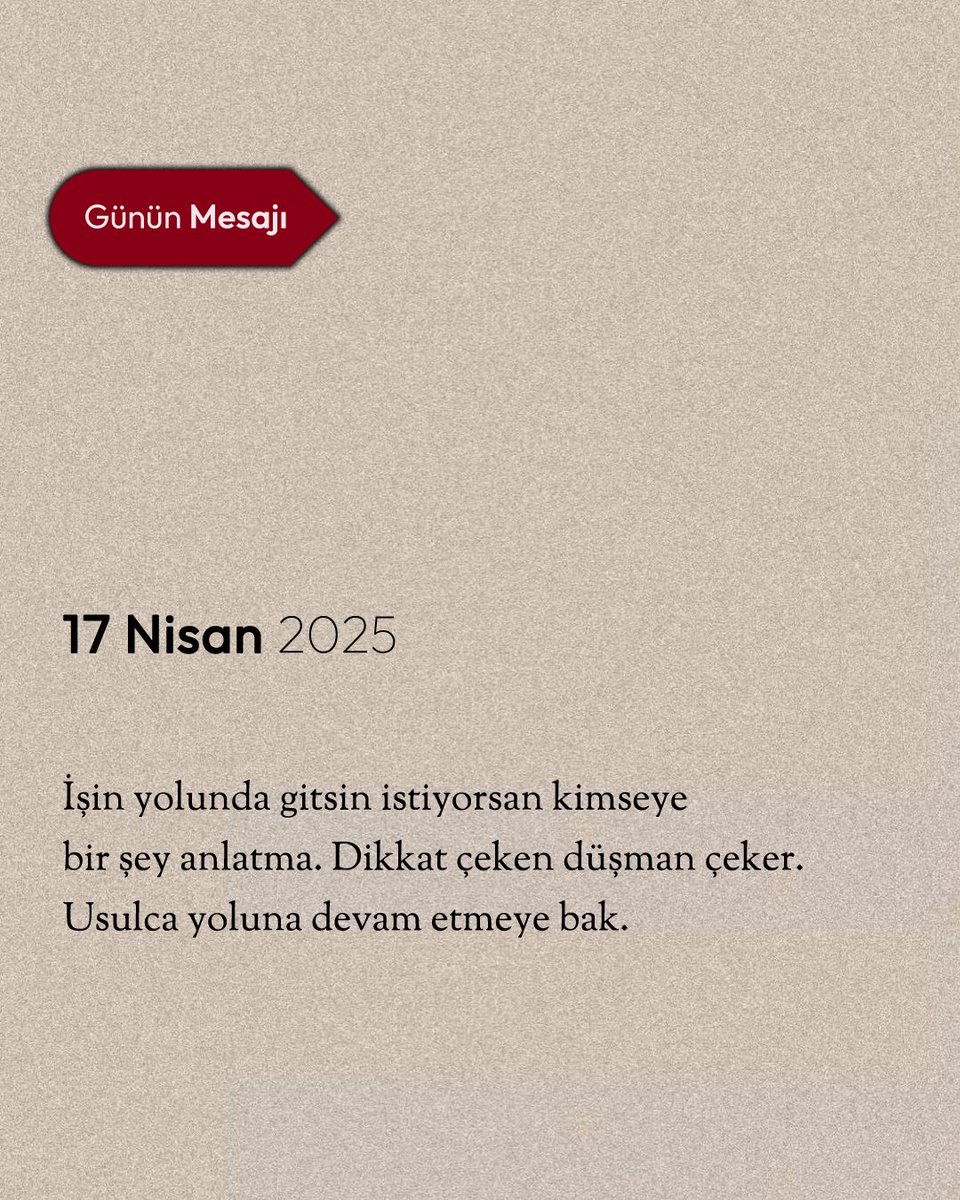 Günün Mesajı (@gune1mesaj) on Twitter photo 