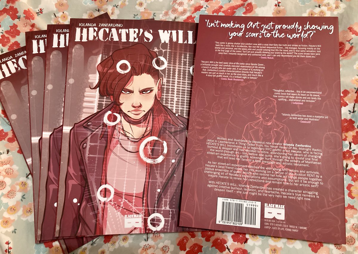 Fellow writers, have you ever cried reading something you wrote yourself??
My comps of HECATE'S WILL collected edition are here and I can't help myself!
Can't wait for it to be out, the end of April, so you can read it too and let me know if you cried a little!

#writerscommunity