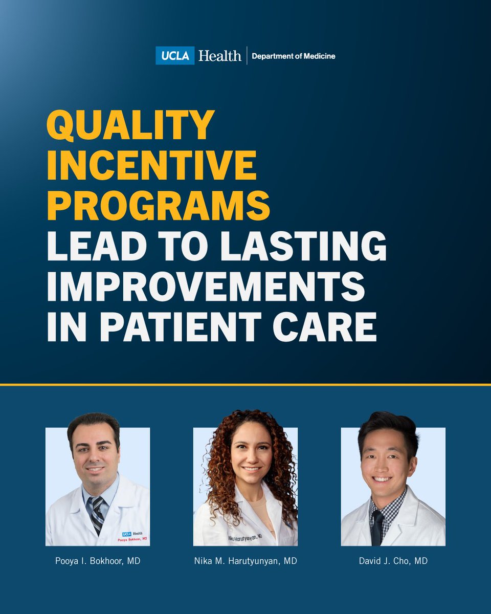 Incentive programs across the UCLA Department of Medicine are helping physicians close care gaps, improve outcomes, and feel recognized for delivering thoughtful, evidence-based care. Learn more about how this approach is creating lasting change: uclahs.fyi/3Em1Sk0