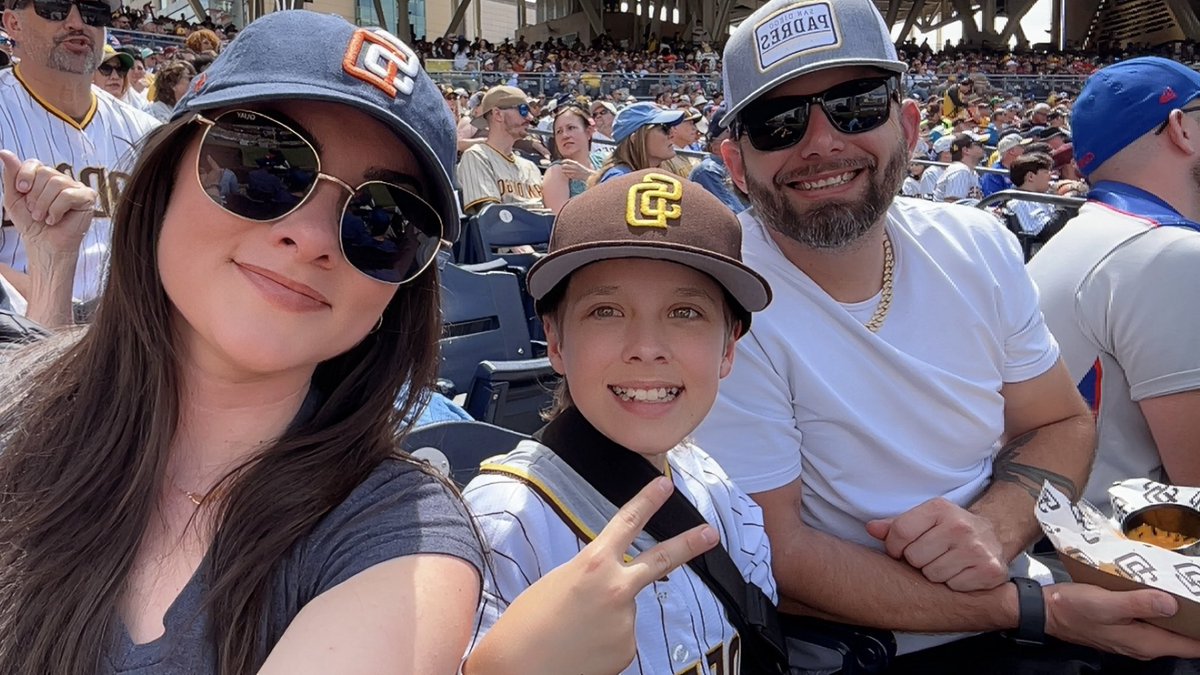 Enjoying a Beautiful Day at Petco Park‼️ Geaux Padres!!! #Padres #ForTheFaithful #SanDiego #MLB