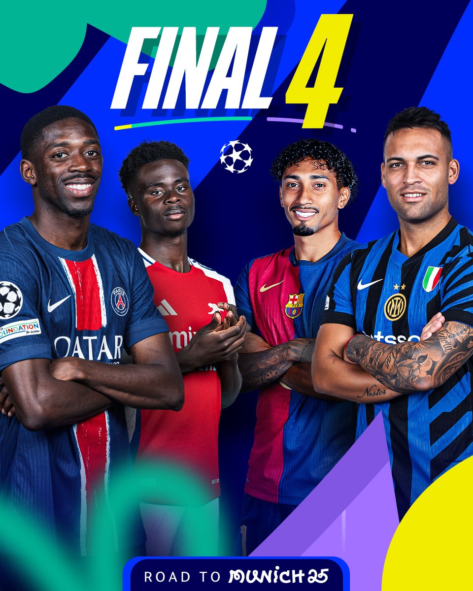ChampionsLeague's tweet image. Who is going to Munich? 🤔

#UCL