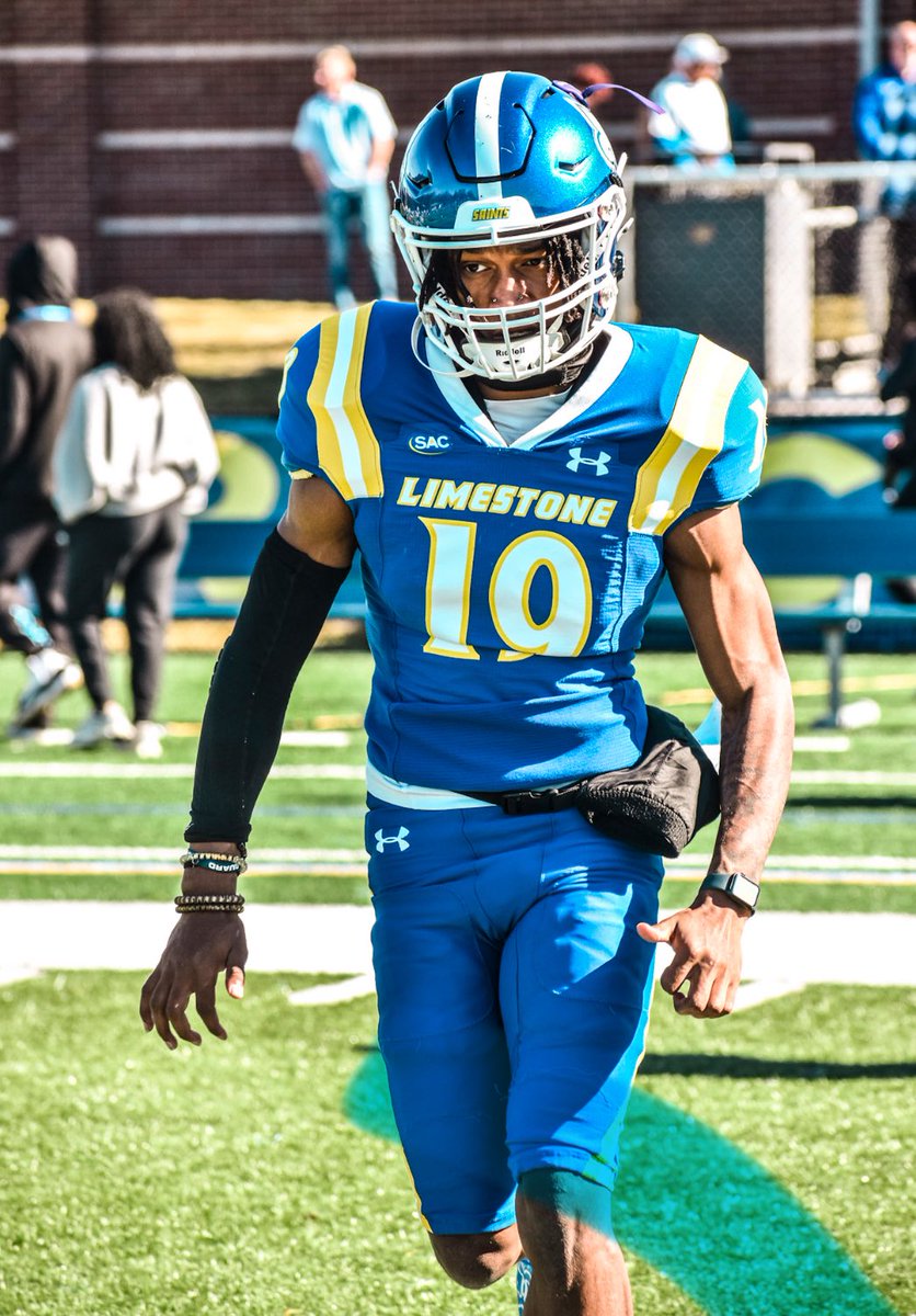 Robert “ RJ” Echols Jr. (@rj_echolsprime) on Twitter photo Due to Limestone University closing I am in the transfer portal. CB/WR with 4 years of eligibility. 6’0 185.
Thank you for the opportunity <a href="/LimestoneFB/">Limestone Football</a> 🙏🏾 Due to Limestone University closing I am in the transfer portal. CB/WR with 4 years of eligibility. 6’0 185.
Thank you for the opportunity <a href="/LimestoneFB/">Limestone Football</a> 🙏🏾
