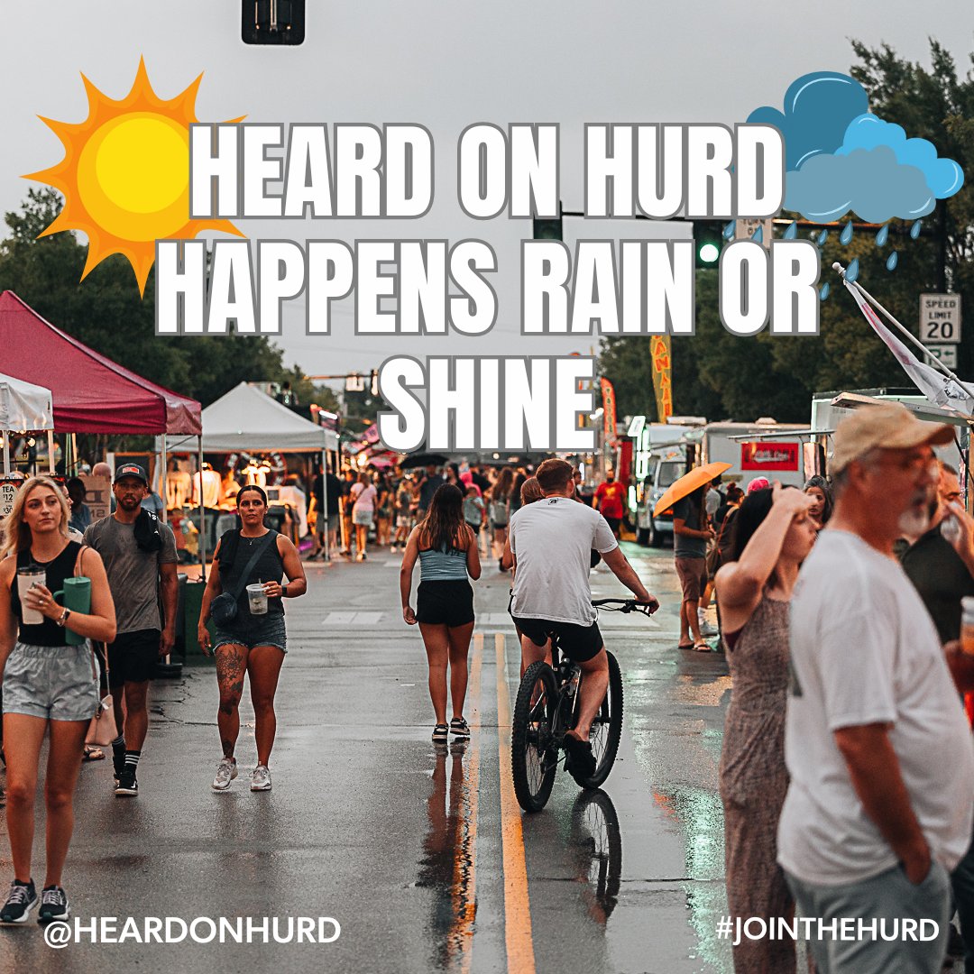 CBE's Heard on Hurd (@heardonhurd) on Twitter photo Our plan is to rock on in the rain on Saturday!! We will cancel only if there is severe weather. Get updates on our socials <a href="/heardonhurd/">CBE's Heard on Hurd</a>! Our plan is to rock on in the rain on Saturday!! We will cancel only if there is severe weather. Get updates on our socials <a href="/heardonhurd/">CBE's Heard on Hurd</a>!