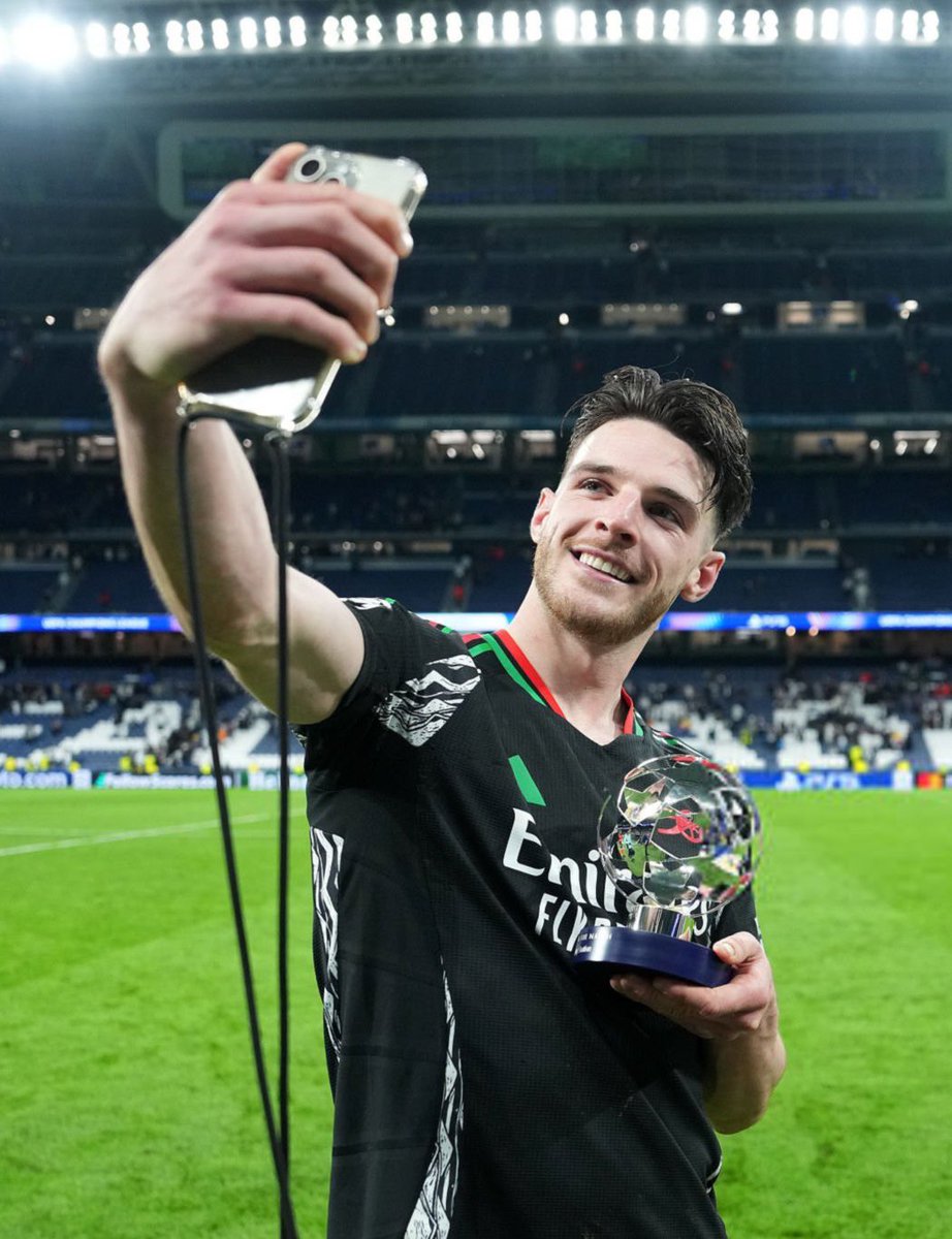 🏆 Declan Rice MVP en el Bernabéu, MVP de la eliminatoria