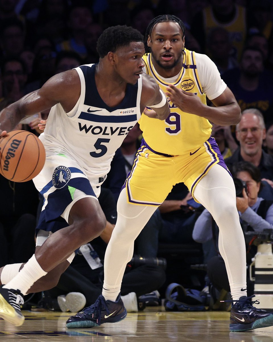 JJ Redick says Bronny James will be the “Anthony Edwards stopper” in this series.

(Via <a href="/LakersLead/">Lakers Lead</a>)