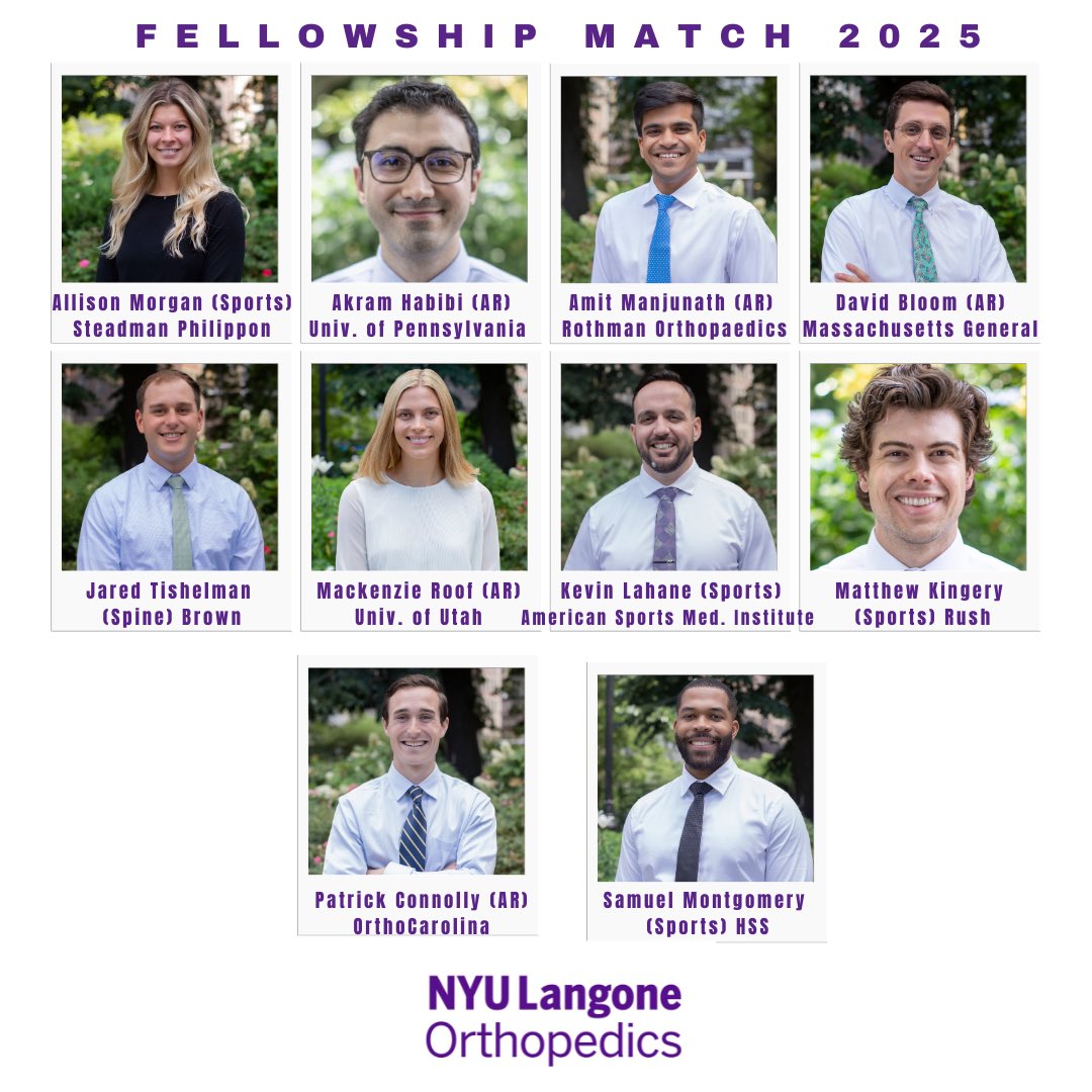 Extremely proud of our residents who matched yesterday! Looking forward to their continued success at their new institutions ⬇️🎊🎊🎊