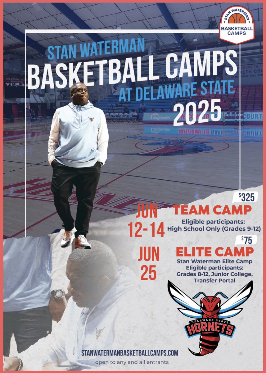 Delaware State MBB (@dsumbb) on Twitter photo Join us at ๐๐๐ฅ๐๐ฐ๐๐ซ๐ ๐๐ญ๐๐ญ๐ ๐๐ง๐ข๐ฏ๐๐ซ๐ฌ๐ข๐ญ๐ฒ ๐๐จ๐ซ ๐๐ญ๐๐ง ๐๐๐ญ๐๐ซ๐ฆ๐๐ง ๐๐๐ฌ๐ค๐๐ญ๐๐๐ฅ๐ฅ ๐๐๐ฆ๐ฉ๐ฌ! Two elite opportunities to ๐๐๐๐๐, ๐๐๐๐๐๐๐ ๐๐ง๐ ๐๐๐๐๐๐๐ your game:
๐ ๐๐๐๐ฆ ๐๐๐ฆ๐ฉ | ๐๐ฎ๐ง๐ ๐๐โ๐๐
For high school teams Join us at ๐๐๐ฅ๐๐ฐ๐๐ซ๐ ๐๐ญ๐๐ญ๐ ๐๐ง๐ข๐ฏ๐๐ซ๐ฌ๐ข๐ญ๐ฒ ๐๐จ๐ซ ๐๐ญ๐๐ง ๐๐๐ญ๐๐ซ๐ฆ๐๐ง ๐๐๐ฌ๐ค๐๐ญ๐๐๐ฅ๐ฅ ๐๐๐ฆ๐ฉ๐ฌ! Two elite opportunities to ๐๐๐๐๐, ๐๐๐๐๐๐๐ ๐๐ง๐ ๐๐๐๐๐๐๐ your game:
๐ ๐๐๐๐ฆ ๐๐๐ฆ๐ฉ | ๐๐ฎ๐ง๐ ๐๐โ๐๐
For high school teams