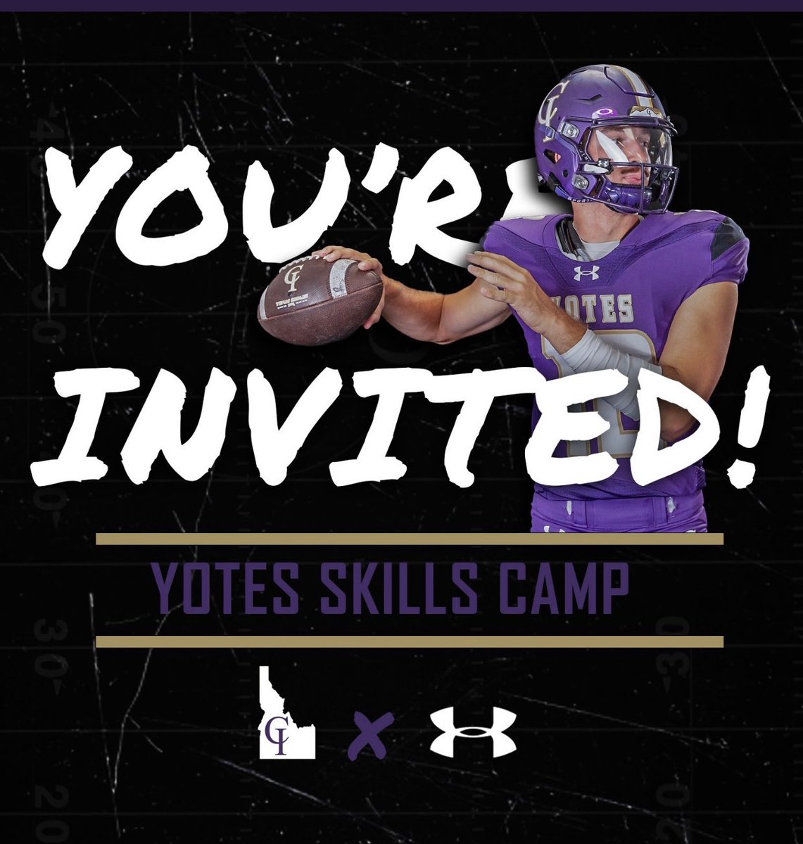 Thank you <a href="/CoachStinar/">Colby Stinar</a> for the camp invite.✝️
AGTG 
<a href="/BrandonHuffman/">Brandon Huffman</a>