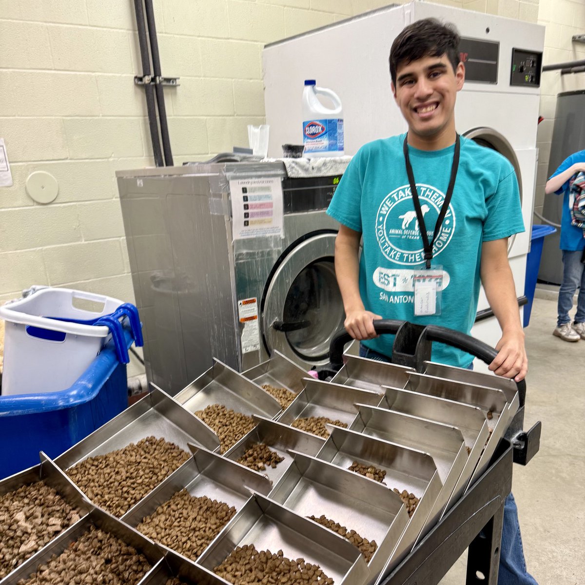 Becca Brem (@beccareddixnisd) on Twitter photo Look at all the skills our young adults are working on <a href="/ADLofTX/">Animal Defense League of Texas</a>! Folding, sweeping, sanitizing, feeding, etc! These are the skills that help them get jobs in their area of interest later! Look at all the skills our young adults are working on <a href="/ADLofTX/">Animal Defense League of Texas</a>! Folding, sweeping, sanitizing, feeding, etc! These are the skills that help them get jobs in their area of interest later!