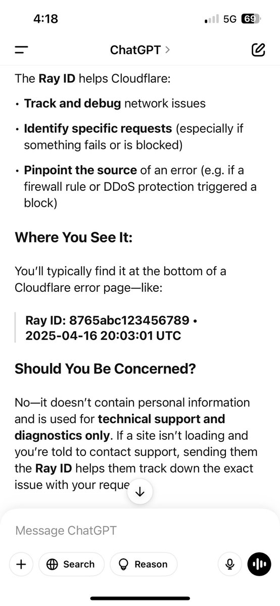 hashworthck1's tweet photo. #RayID #Cloudfare #SECURITY relatable to #EnergyJustice #InfrastructureTransparency #USFaccountability ? Probably… @X Thanks for info @ChatGPTapp https://t.co/aNbFvi5gkt