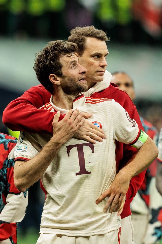 It is the end of an era.

Thomas Müller &amp; Manuel Neuer.❤️