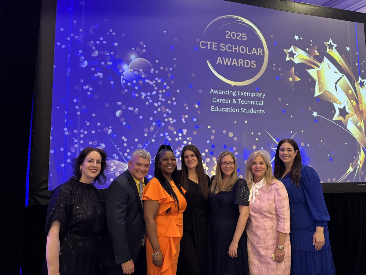 Teaser from an incredible night! The 2nd Annual CTE Scholar Banquet recognized over 100 scholars, and some were awarded scholarships! Huge thanks to the best team! Special thanks to my dream teammates Angelique &amp; Jarrett (not pictured)✨✨✨✨✨